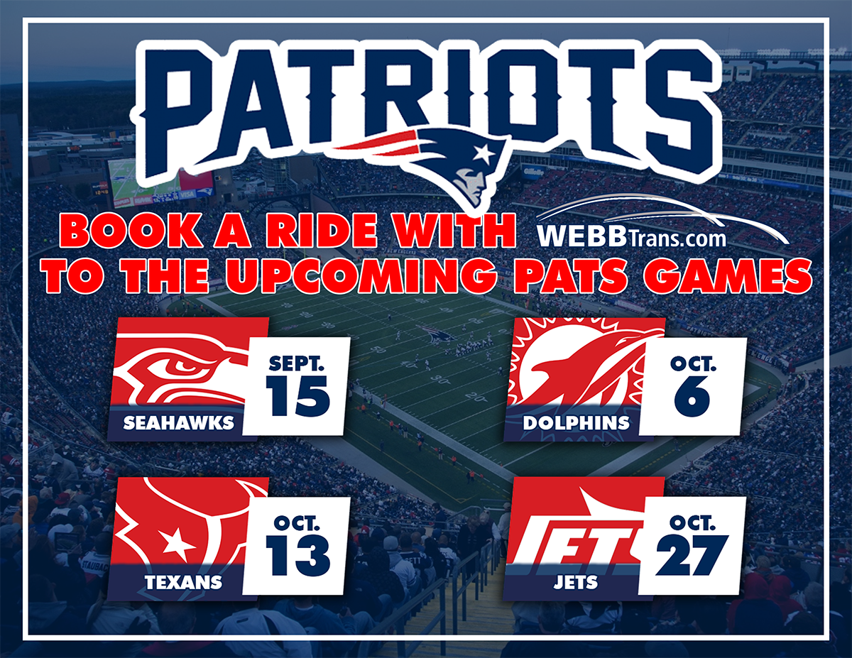 2024 New England Patriots home schedule for Gillette Stadium Transportation